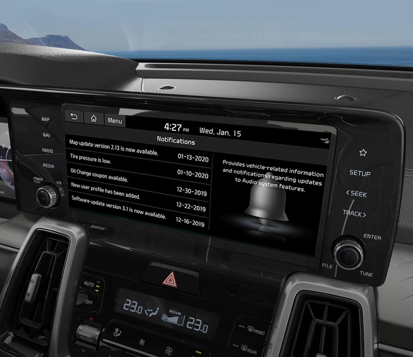 In-Vehicle Notification Center